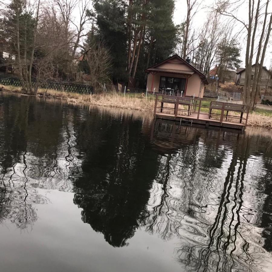 Urokliwy Domek Nad Brzegiem Jeziora Lubiatów Εξωτερικό φωτογραφία